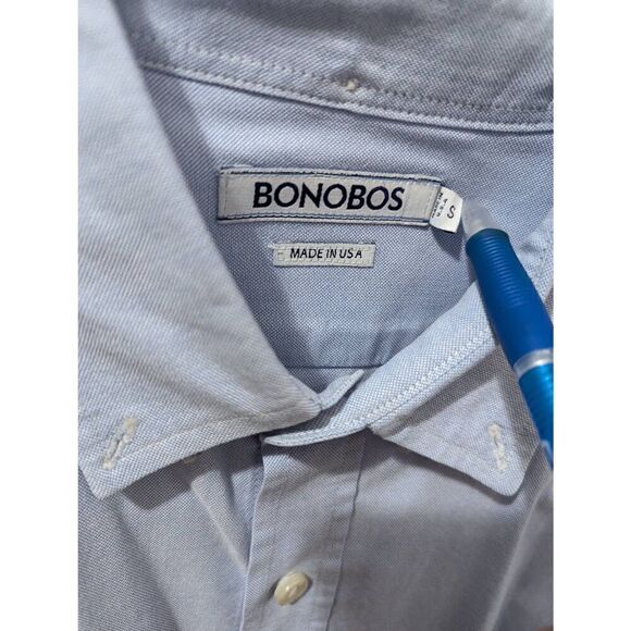 Bonobos light blue long sleeve button down shirt Small - Picture 4 of 8